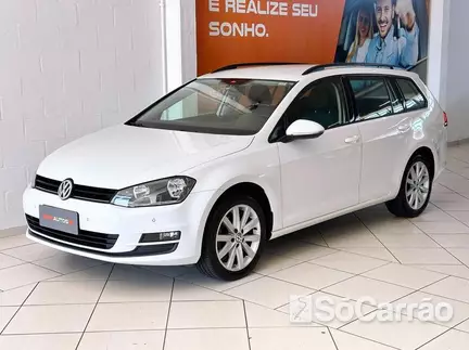 Volkswagen GOLF VARIANT COMFORTLINE 1.4 TSI DSG7 na cor Branca no Gravataí / RS - 6899255