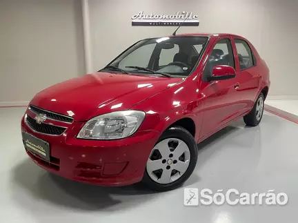 Chevrolet PRISMA LT 1.4 8V ECONOFLEX na cor Vermelha em Curitiba / PR - 6725940