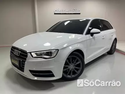 Audi A3 SPORTBACK 1.4 16V TFSI S TRONIC na cor Branca em Curitiba / PR - 6728473