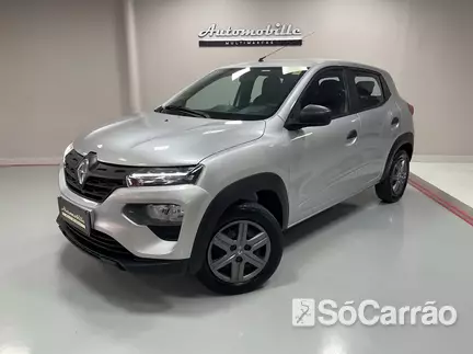 Renault KWID ZEN 1.0 12V na cor Prata em Curitiba / PR - 6912832