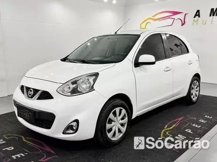 Nissan MARCH (CONFORTO) 1.0 16V na cor Branca em Curitiba / PR - 6778535