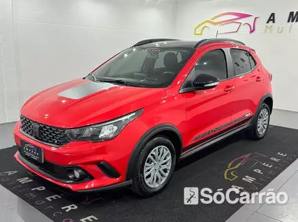 Fiat ARGO (S-DESIGN) DRIVE 1.3 8V FIREFLY AT FLEX na cor Vermelha em Curitiba / PR - 6778953