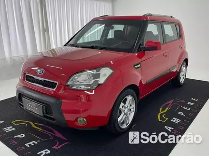 KIA SOUL EX 1.6 16V MT na cor Vermelha em Curitiba / PR - 6812683