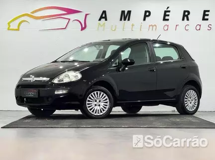Fiat PUNTO ATTRACTIVE 1.4 8V na cor Preta em Curitiba / PR - 6812736