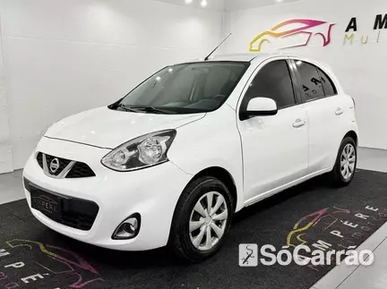 Nissan MARCH (CONFORTO) 1.0 16V na cor Branca em Curitiba / PR - 7001104