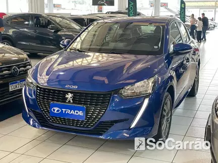 Peugeot 208 ALLURE 1.6 16V AT6 FLEXSTART na cor Azul em Curitiba / PR - 6542582