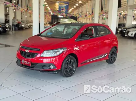 Chevrolet ONIX EFFECT 1.4 8V SPE/4 na cor Vermelha em Curitiba / PR - 6725967