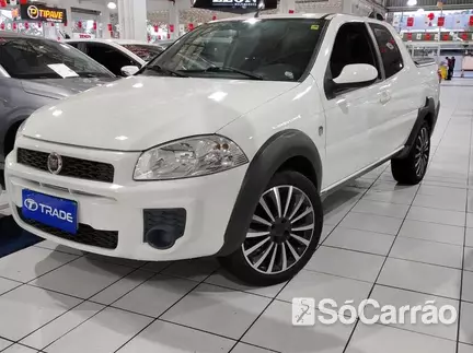 Fiat STRADA CD HARD WORKING 1.4 8V na cor Branca em Curitiba / PR - 6866570