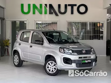Fiat UNO ATTRACTIVE 1.0 8V EVO FIRE na cor Prata em Joinville / SC - 6559574
