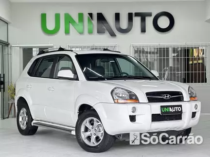 Hyundai TUCSON GLS NAC 4X2 2.0 16V AT na cor Branca em Joinville / SC - 6738551