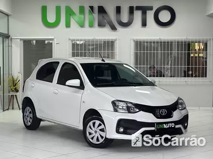 Toyota ETIOS SEDAN X 1.5 16V na cor Branca em Joinville / SC - 6821801