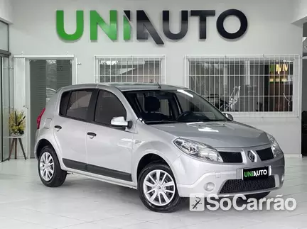 Renault SANDERO EXPRESSION(EXPRESSION PACK) 1.6 8V HITORQUE na cor Prata em Joinville / SC - 6846108