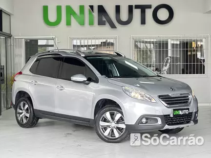 Peugeot 2008 GRIFFE 1.6 16V FLEXSTART na cor Prata em Joinville / SC - 6927964