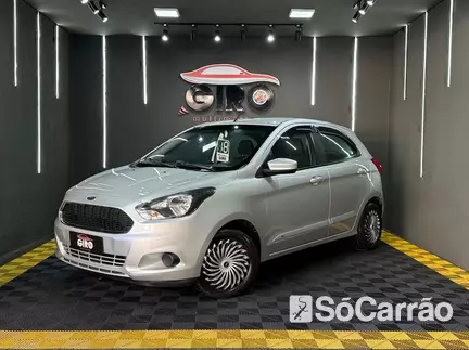Ford KA SE PLUS 1.0 8V na cor Prata no Alvorada / RS - 6762475
