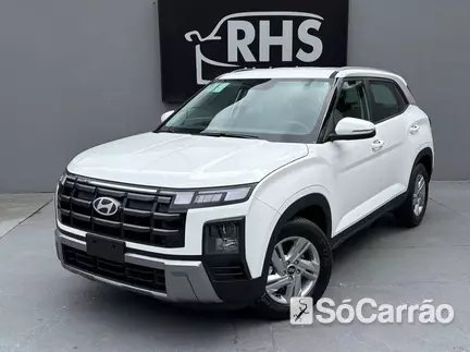 Hyundai CRETA COMFORT 1.0 12V TB AT na cor Branca em União da Vitória / PR - 6604654