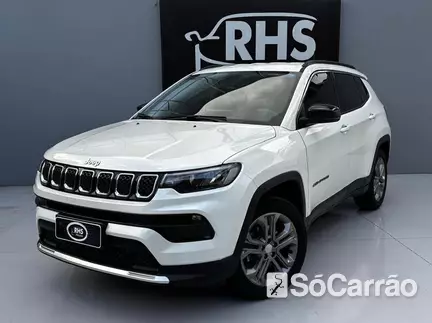 JEEP COMPASS LONGITUDE 4X2 1.3 T270 TB AT6 na cor Branca em União da Vitória / PR - 6827251