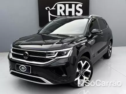 Volkswagen TAOS HIGHLINE 250 1.4 TSI TB AT6 na cor Preta em União da Vitória / PR - 6862519
