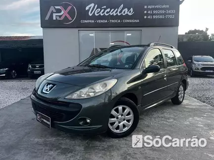 Peugeot 207 SW XR SPORT 1.4 8V na cor Cinza em Curitiba / PR - 6762664