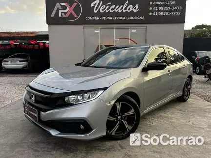 Honda CIVIC G10 SPORT 2.0 16V CVT na cor Prata em Curitiba / PR - 6784982