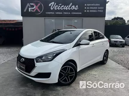 Hyundai HB20S COMFORT (COMFORT PLUS) 1.0 12V MT5 na cor Branca em Curitiba / PR - 6908764