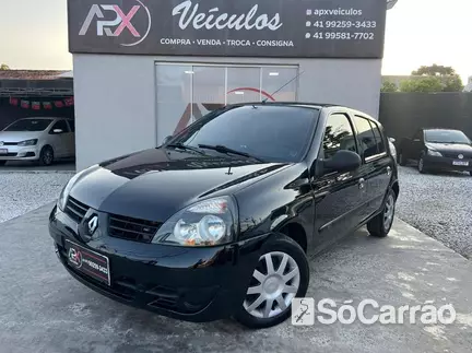 Renault CLIO CAMPUS 1.0 16V HIFLEX na cor Preta em Curitiba / PR - 6950741