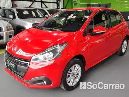 Peugeot 208 ACTIVE (PACK TECH) 1.0 12V na cor Vermelha em Curitiba / PR - 6797718