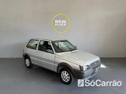 Fiat UNO MILLE WAY ECONOMY 1.0 8V na cor Prata em São José dos Pinhais / PR - 6916957