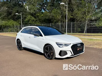 Audi A3 SPORTBACK S LINE 2.0 16V TFSI S TRONIC na cor Branca em Londrina / PR - 6895468