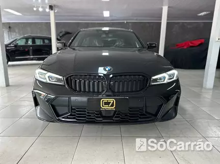 BMW 320I 320I 320I M SPORT 2.0 16V TB GAS na cor Preta em Joinville / SC - 6770189