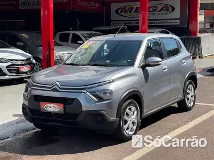Citroen C3 C3 LIVE PACK 1.0 MT FLEX na cor Cinza em Cascavel / PR - 6898323