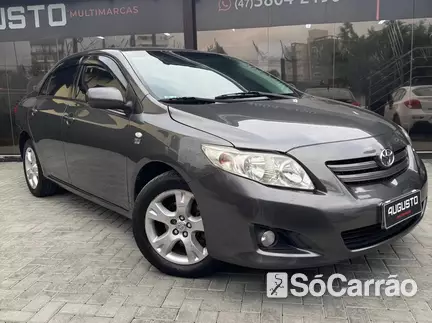 Toyota COROLLA GLI 1.8 16V AT na cor Cinza em Joinville / SC - 6773912