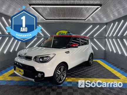 KIA SOUL 1.6 16V AT6 na cor Branca no Alvorada / RS - 7108256