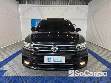 Volkswagen TIGUAN ALLSPACE R-LINE 350(TETO PANORAMICO) 4MOTION 2.0 TSI DSG na cor Preta em Joinville / SC - 6888701
