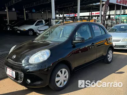 Nissan MARCH S 1.6 16V na cor Preta em CHAPECO / SC - 5974564