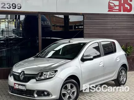 Renault SANDERO VIBE 1.0 12V SCE na cor Prata em Tijucas / SC - 6853724