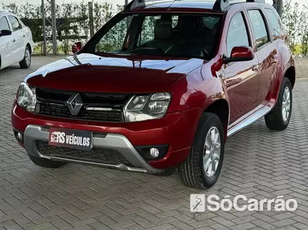 Renault DUSTER DYNAMIQUE 2.0 16V AT HIFLEX na cor Vermelha em Tijucas / SC - 6927816