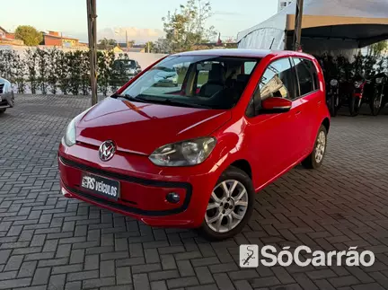 Volkswagen UP! HIGH UP! 1.0 12V na cor Vermelha em Tijucas / SC - 6934536