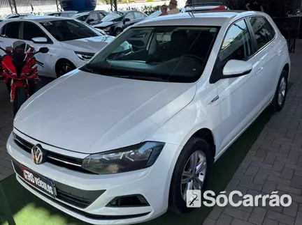Volkswagen POLO COMFORTLINE 200 1.0 12V TSI AT6 na cor Branca em Tijucas / SC - 6934594