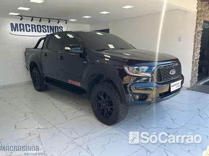 Ford RANGER CD FX4 4X4 3.2 20V TDCI AT na cor Preta no Canoas / RS - 6777180