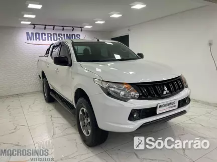 Mitsubishi L-200 CD TRITON SPORT GLX 4X4 2.4 TB MT na cor Branca no Canoas / RS - 6777223