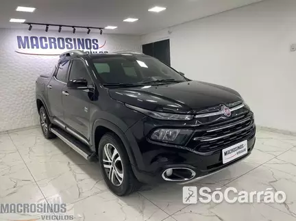 Fiat TORO VOLCANO 4X4 2.0 16V AT9 na cor Preta no Canoas / RS - 6801916