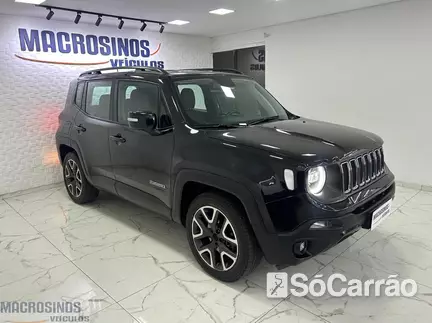 JEEP RENEGADE LONGITUDE 1.8 16V AT6 na cor Preta no Canoas / RS - 6801959