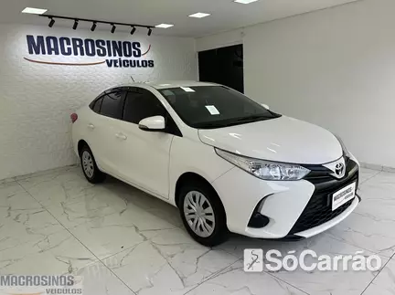 Toyota YARIS SEDAN MP1175 XL 1.5 CVT na cor Branca no Canoas / RS - 6840825