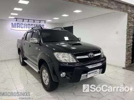 Toyota HILUX CD SRV 4X4 3.0 TB-IC 16V AT na cor Preta no Canoas / RS - 6905329