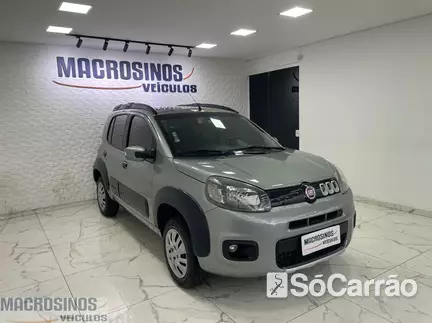 Fiat UNO WAY 1.0 8V EVO na cor Cinza no Canoas / RS - 6939020