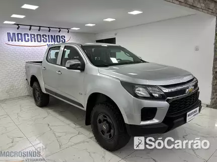 Chevrolet S10 CD 4X4 2.8 TB-IC 132CV na cor Prata no Canoas / RS - 6980034