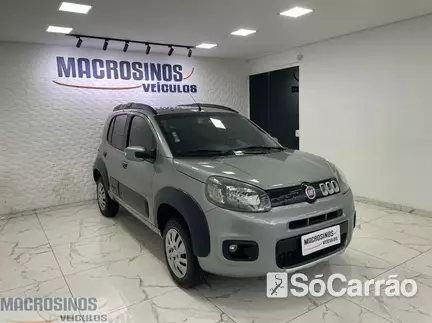 Fiat UNO WAY(CELEBRATION) 1.0 8V EVO na cor Cinza no Canoas / RS - 6980392