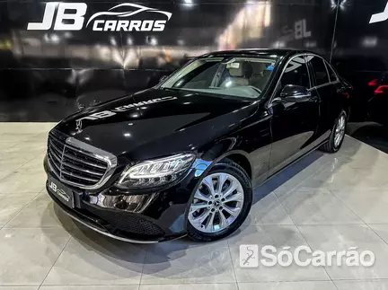 Mercedes C 180 1.6 16V TB na cor Preta em Florianópolis / SC - 6515743