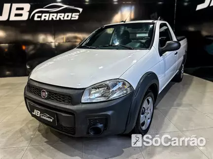 Fiat STRADA CS HARD WORKING(CONVENIENCE) 1.4 8V na cor Branca em Florianópolis / SC - 6921401