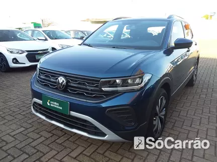Volkswagen T-CROSS 200 1.0 TSI AT6 na cor Azul em Londrina / PR - 6935444